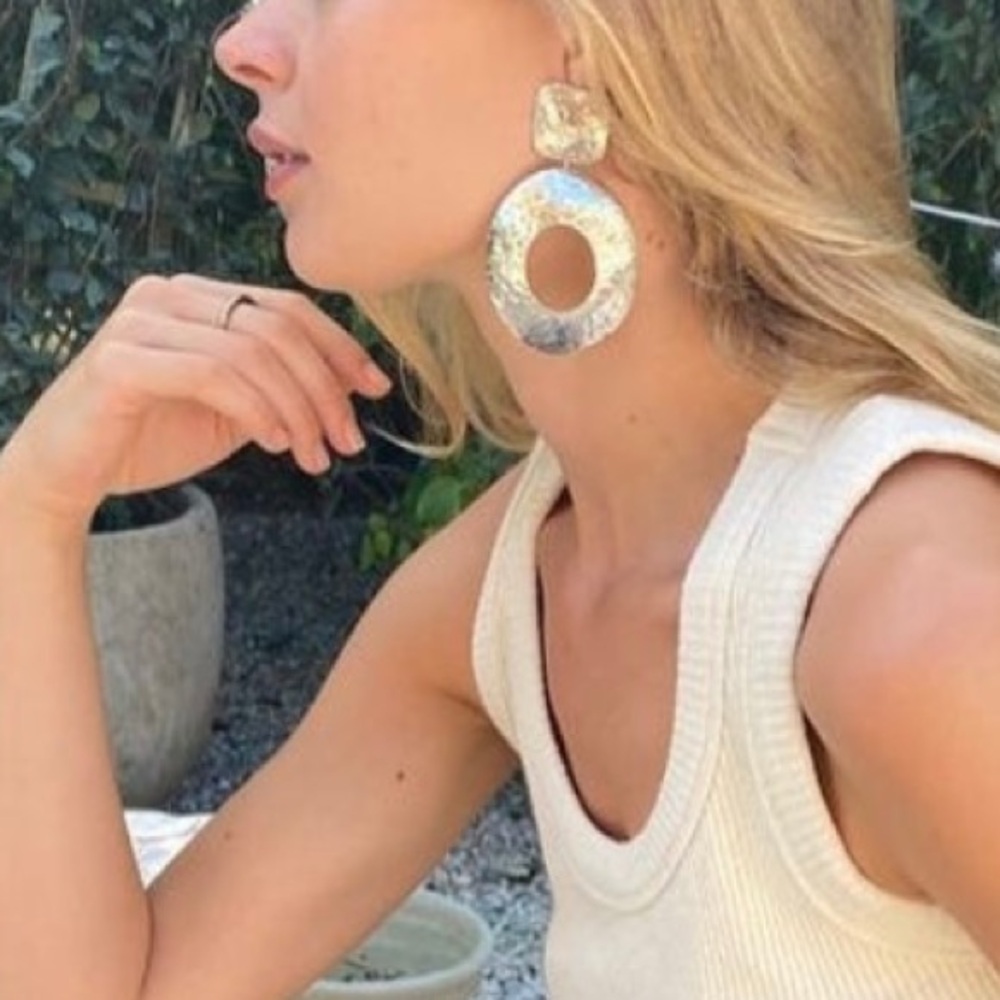 EMERSON FRY - Oriana Hammered Earrings